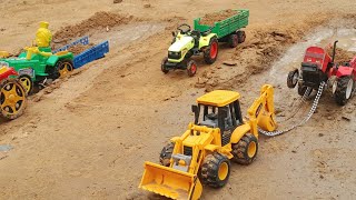 top diy mini Eicher tractor loading soil videoEicher tractor videojcb passing tractor trolley [upl. by Snave]