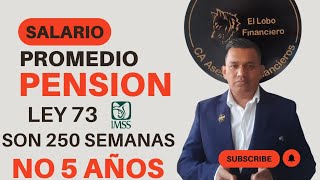 ¡Pensión IMSS Calcula salario promedio en 250 semanas no 5 años que no te sorprendaan 📊💼 [upl. by Ferrel442]