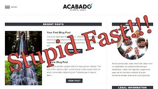 Acabado WordPress Theme Demo [upl. by Alair]