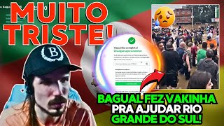 linda atitude❤️STREAMER BAGUAL FAZ VAKINHA PARA AJUDAR RIO GRANDE DO SUL [upl. by Einram]