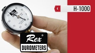 REX H1000  MiniDial Durometer product video presentation [upl. by Tala]