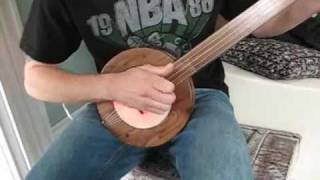 Joshs electric fretless banjo wired for sound [upl. by Anelle]