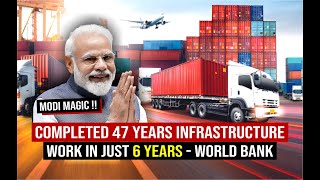 Modi Completed 47 Years INFRASTRUCTURE work in 6 Years  World Bank Praise Indias Digitization [upl. by Broderick226]