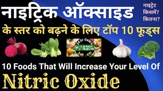 Nitric oxide benefits in Hindi  Nitrate foods  Nitric oxide foods in Hindi  Nitric oxide foods [upl. by Kannry]