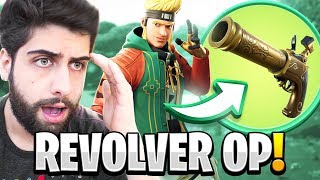 A MELHOR PARTIDA COM A NOVA PISTOLA REPULSORA MUITO FORTE  Fortnite [upl. by Arriek]