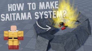 How to Make SAITAMA SYSTEM  Roblox Studio Tutorial [upl. by Sergent]