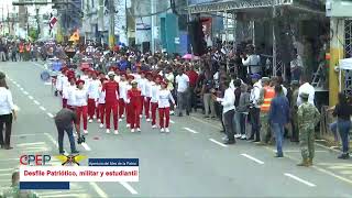 APERTURA DEL MES DE LA PATRIA DESFILE PATRIOTICO MILITAR Y ESTUDIANTIL [upl. by Karame]