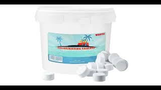 Womtri Chlorine Tablets 1 Inch 5 Lbs for Hot Tubs [upl. by Asik]