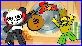 Roblox Rob the Mansion Obby MONEY BAGS Lets Play with Combo Panda [upl. by Lianna]