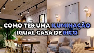 Como ter uma iluminação igual casa de RICO [upl. by Ailad]