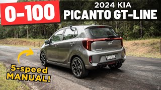 2024 Kia Picanto GTLine manual review 0100 amp POV test drive [upl. by Analla296]