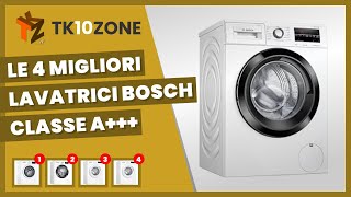 Le 4 migliori lavatrici Bosch in classe energetica A [upl. by Sabu]