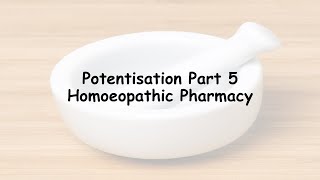 Potentisation Part 5  Trituration  Homoeopathic Pharmacy [upl. by Mamie]