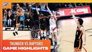 OKC Thunder vs Toronto Raptors  Game Highlights  February 4 2024 [upl. by Amelus]