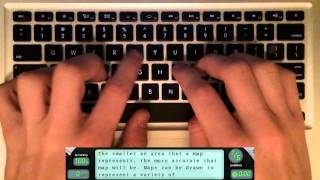 138 WPM race with hands  slow motion by NTMandrew1167 [upl. by Tahpos]