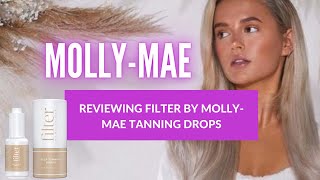 Reviewing Filter by MollyMae tanning drops  GRWM and QampA 💖 [upl. by Kathie]