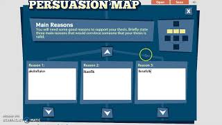 How to Use Persuasion Map by Read Write Think [upl. by Haimorej]