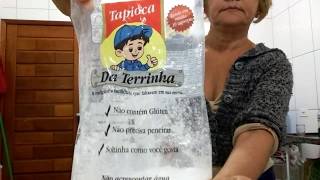 Ensinando como fazer tapioca com a massa pronta comprada em mercadão [upl. by Minor371]