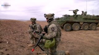 US Army Stryker Combat Vehicle Training [upl. by Frick]