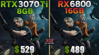 RTX 3070 Ti vs RX 6800  R7 7800X3D  Tested in 15 games [upl. by Muscolo391]