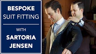 Bespoke Suit Fitting With Eric Jensen ✂️  Kirby Allison [upl. by Keriann]