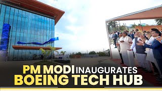 Bengaluru gets Boeing Indias Engineering amp Tech Center PM Modi inaugurates campus [upl. by Ahsenra173]