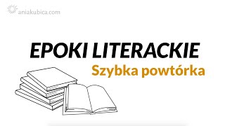 Epoki literackie po kolei szybka powtórka [upl. by Naujuj]