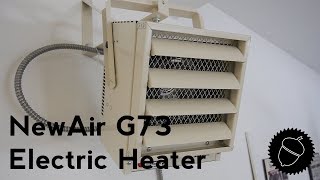 How to Heat Your Garage or Shop NewAir G73 Electric Heater [upl. by Grof]