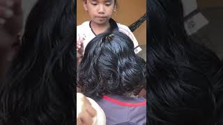 ASMR Lice and Nits Removal headliceremoval nitsremoval liceremoval licetreatment [upl. by Alaham]