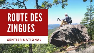 Randonnée sur la Route des Zingues Sentier National en Outaouais Québec [upl. by Lilybelle]