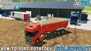 Building sorting shed sale of premium amp seed potatoes  Erlengrat Farm  FS 22  Timelapse 118 [upl. by Cirad]