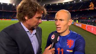 Interview Robben na Nederland  Ghana [upl. by Sutelc]