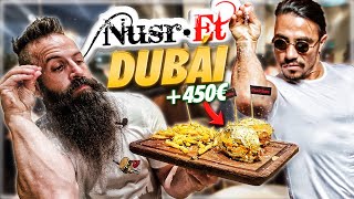 Comiendo HAMBURGUESA CON ORO de SALT BAE en NUSRET DUBAI ¿Vale la pena gastar 500 euros [upl. by Trovillion]