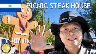 CONOCER PICNIC STEAK HOUSE EL SALVADOR [upl. by Einnol]