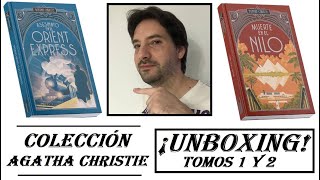 Colección quotAGATHA CHRISTIEquot UNBOXING de los DOS PRIMEROS TOMOS ¿Traen la lista de personajes [upl. by Wallas503]