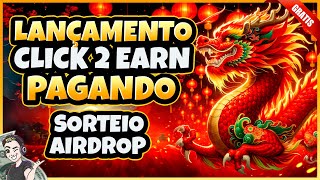 NOVO JOGO NFT CLICK TO EARN PAGANDO MUITO  VEJA COMO GANHAR DINHEIRO JOGANDO CHINESE NY DRAGON [upl. by Bratton891]