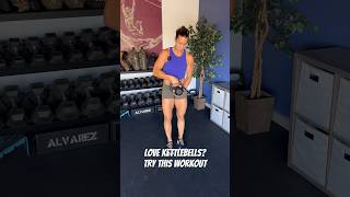 Love kettlebells Try this workout workout fitness shorts [upl. by Johnath]