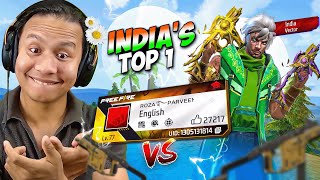 India’s No 1 Double Vector Player Vs Tonde Gamer 😱 Free Fire Max [upl. by Niwrehs]