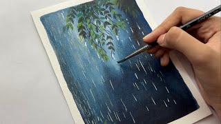 Easy acrylic painting  300gsm paper [upl. by Eletnahc]