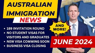 Latest News Australian Migration End of 2024 Financial Year 189 results Student changes NSW DAMA [upl. by Ardnikal]