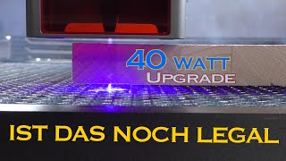 Dieser Laser will Schneiden  Creality Falcon2 40 Watt im Test  Upgrade für deinen Laser [upl. by Vivianne]