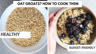 Oat groats What They Are And How To Cook Them In A Pressure Cooker [upl. by Heurlin]