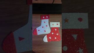 how to make Santa shoes Christmas decoration diy idea homedecoration christmasdecorating [upl. by Zsa Zsa447]