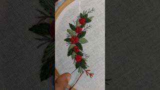 handkerchief embroidery tutorial for beginners  Miss embroidered embroidery [upl. by Noyerb]