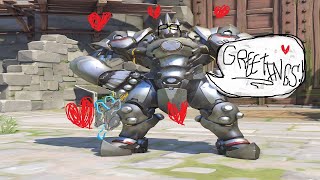 lit craziest movie reinhardt overwatch 2 montage and brain rot [upl. by Adnorahs721]