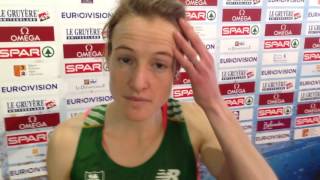 Fionnuala McCormack 4th in European Cross 2015 [upl. by Anitsuga]