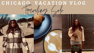 TRAVELVLOG  My solo trip to Chicago  Chit Chat Food amp Traveling while black [upl. by Jannery]