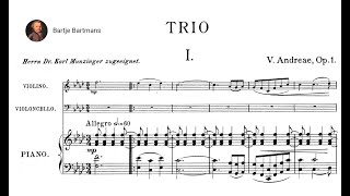 Volkmar Andreae  Piano Trio No 1 Op 1 1899 [upl. by Iphigeniah]