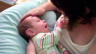 Baby cooing makes mommy cry [upl. by Nnyroc]