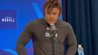 NFL Combine Interview Byron Murphy [upl. by Agee255]